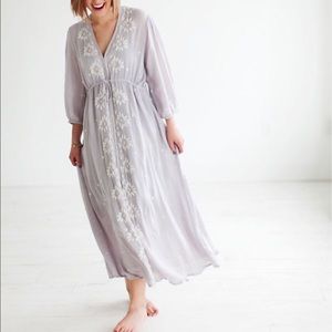 Free People Embroidered Fable Dress