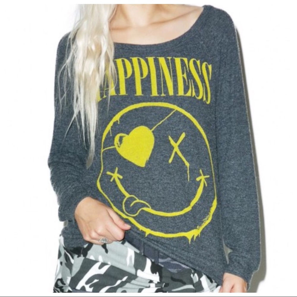 Lauren Moshi || HAPPINESS || Breanna Pullover grey