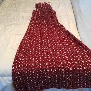 Loft Red Patterned Dress