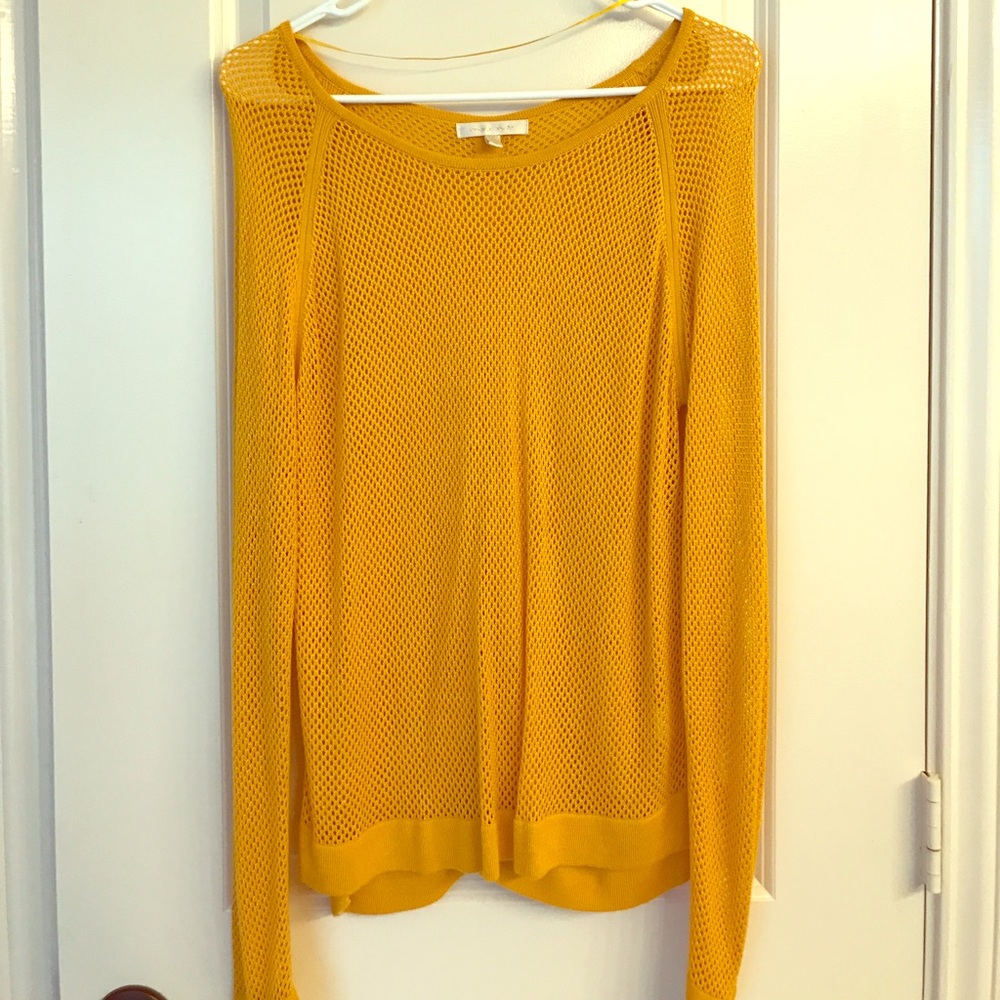 Gold yellow sweater