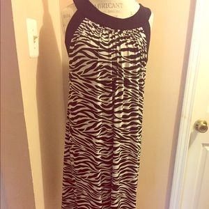 Black and white dress