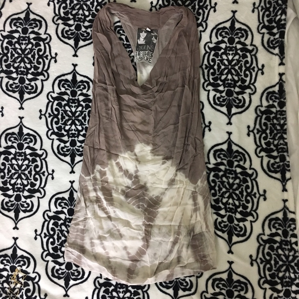 Young Fabulous and Broke Drapey Tie Due Tank