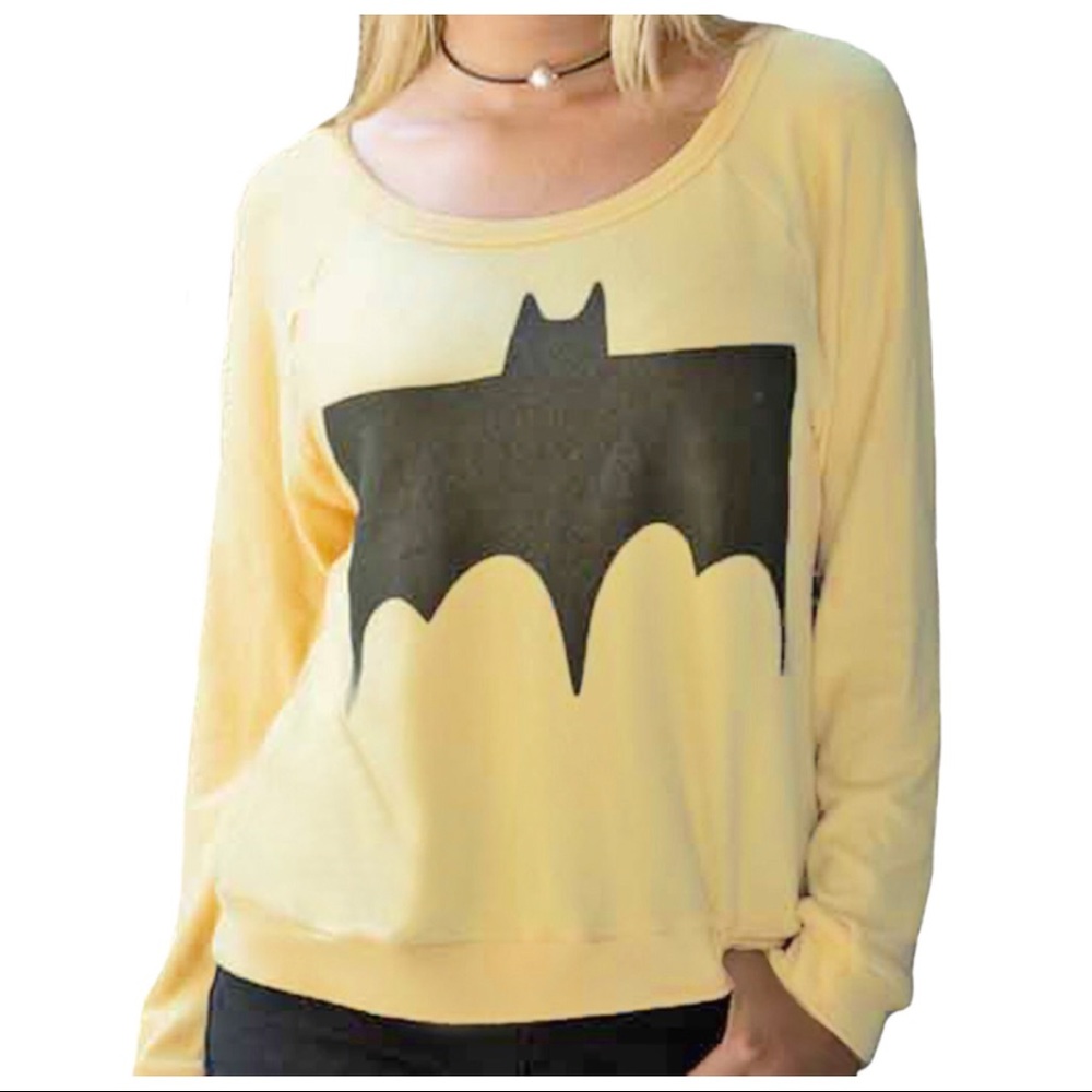 Lauren Moshi || Batman || Breanna Pullover [yello]