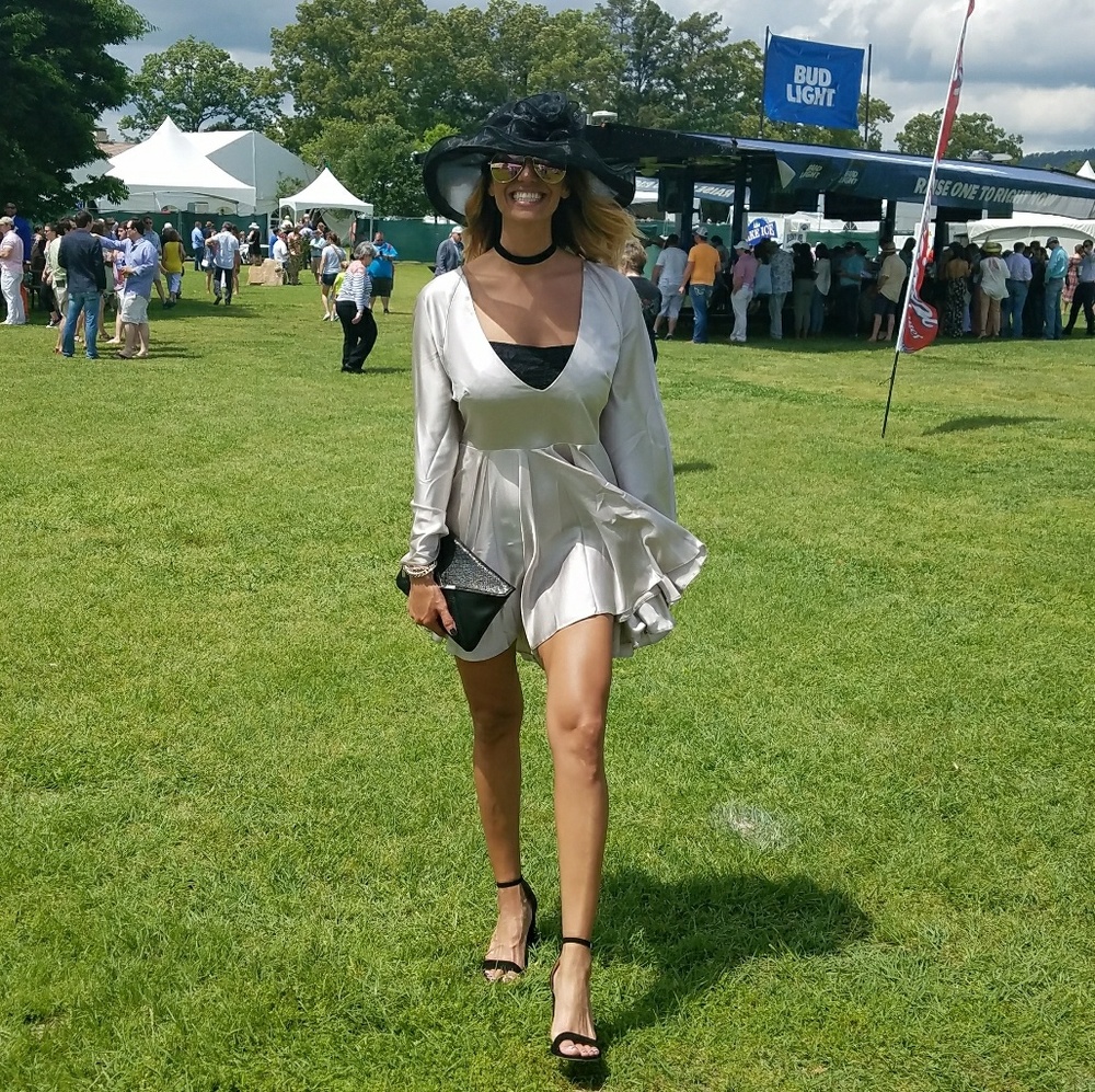 Elegant open back dress