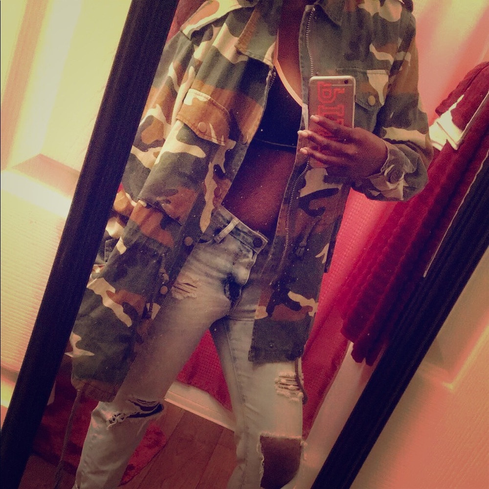 "Oversized" M Camouflage Jacket