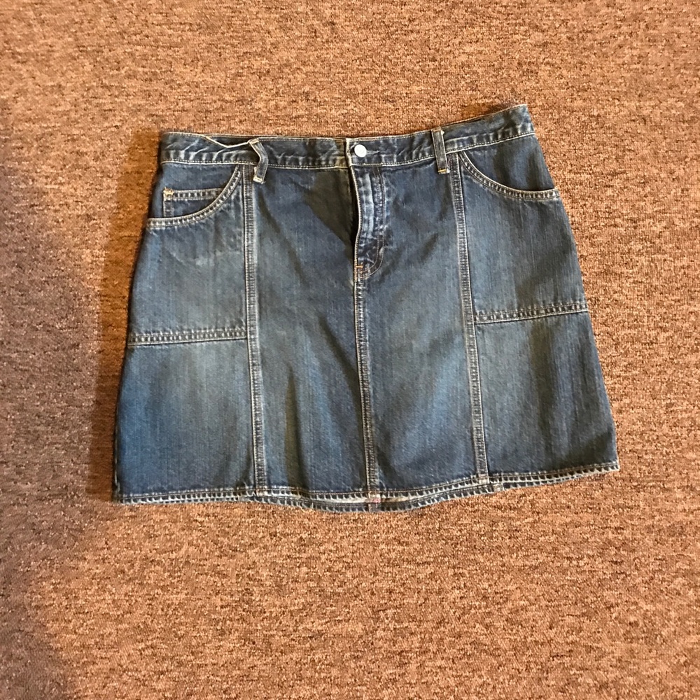 Gap jeans skirt