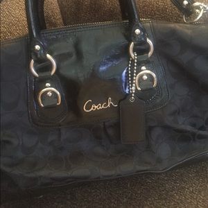 Black coach satchel