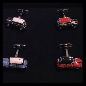 Mini Cooper cufflinks set