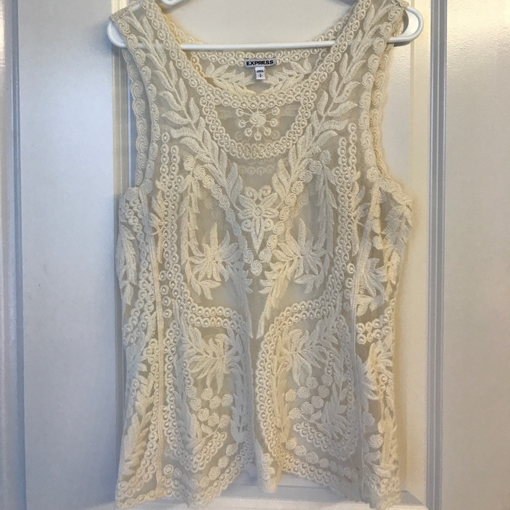Express lace top