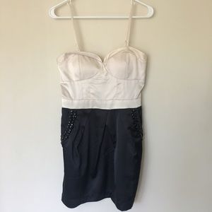 Satin Dress with Pockets