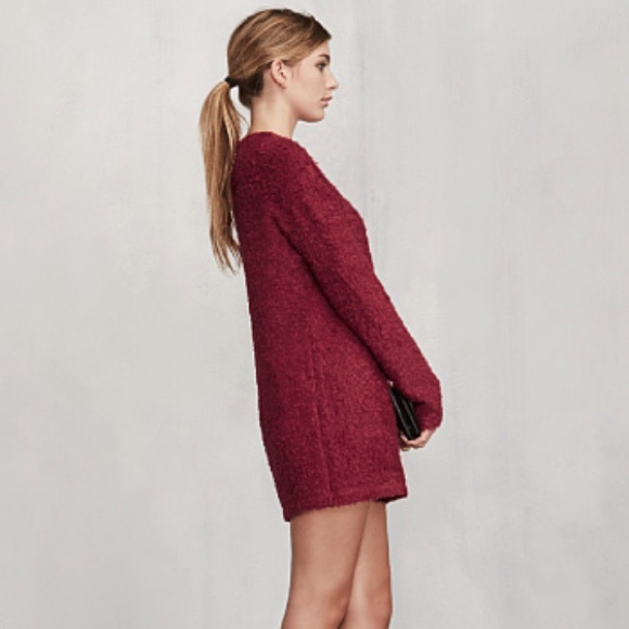 Reformation LOKIE sweater mini dress in black sz 0 - Picture 4 of 4