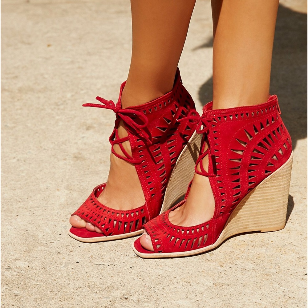 ISO Serena mini Wedge in Red