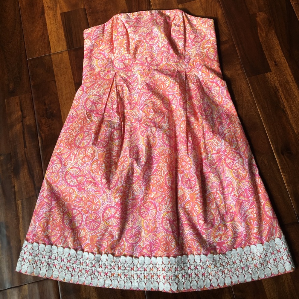 Lily Pulitzer Ten Sped strapless dress