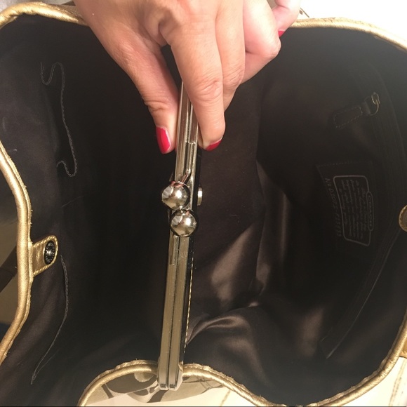 Gold Coach Bag - Picture 3 of 4