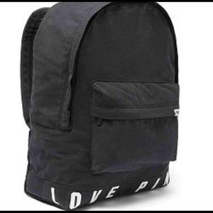 Victoria's Secret Pink black backpack