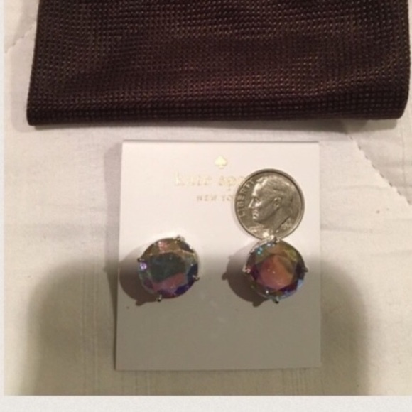 Kate Spade Large Gumdrop Iridescent earrings. - Picture 2 of 4