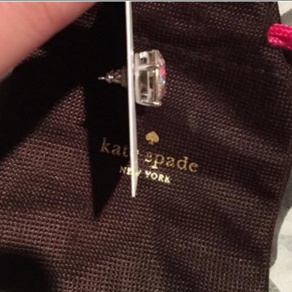 Kate Spade Large Gumdrop Iridescent earrings. - Picture 3 of 4