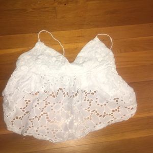 Flower Abercrombie tank top