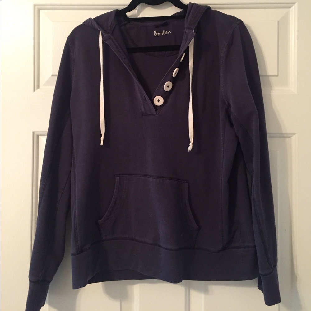 Blue hoodie