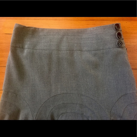 Anthropologie skirt (grey) - Picture 2 of 4