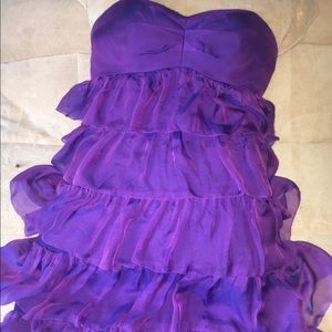 Tiered cocktail dress by Nicole Miller