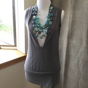 Gray Charlotte Russe Top
