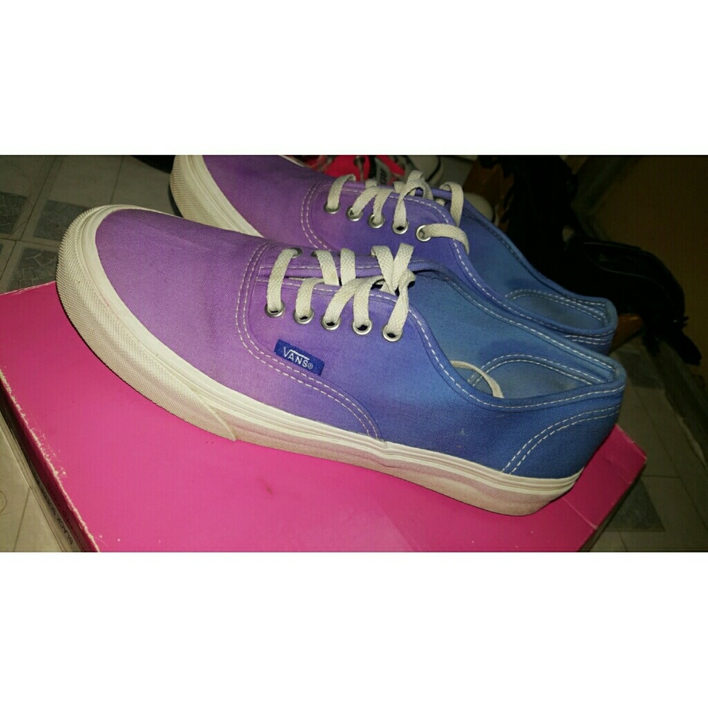 Purple / blue ombre Vans