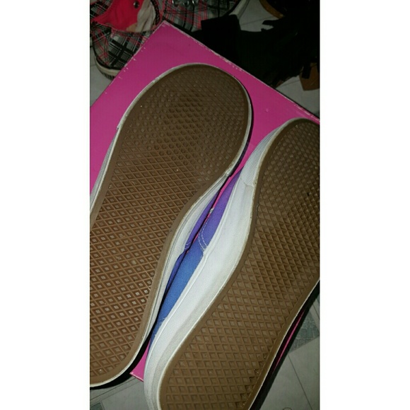 Purple / blue ombre Vans - Picture 3 of 3