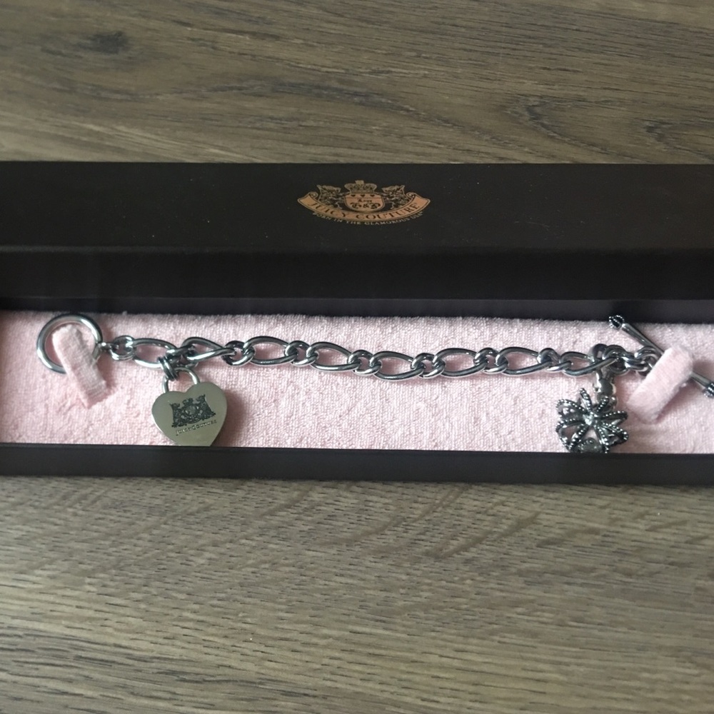 Juicy Couture Silver Charm Bracelet