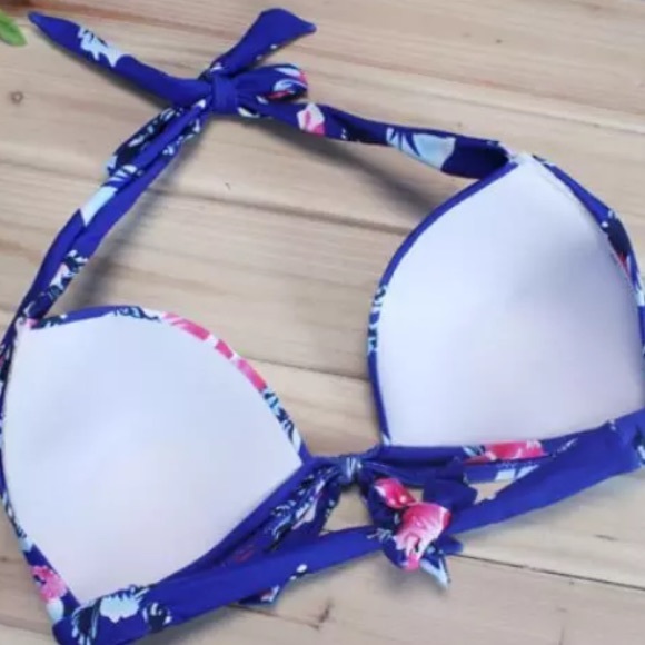 Floral high waisted padded 2 piece - Picture 3 of 6