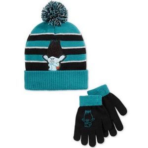 DreamWorks Trolls Grumpy Branch Hat & Glove Set