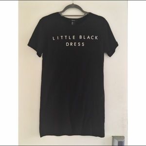 "Little Black Dress" tshirt dress