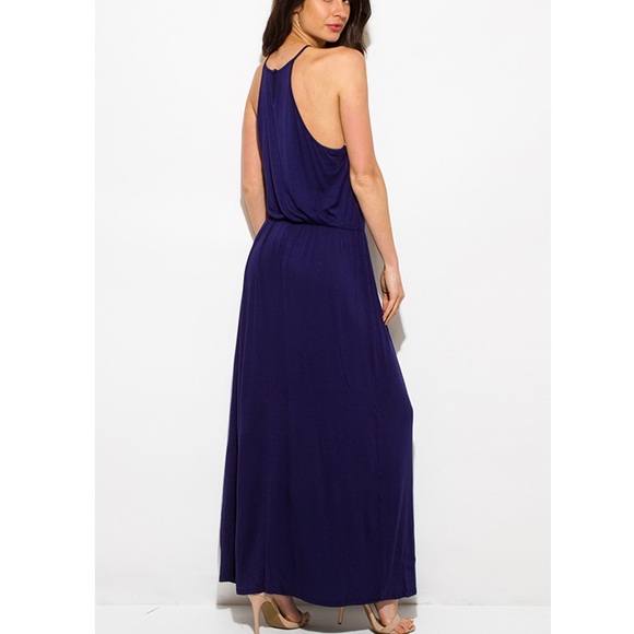 SALE💙NAVY CROCHET MAXI DRESS - Picture 5 of 6