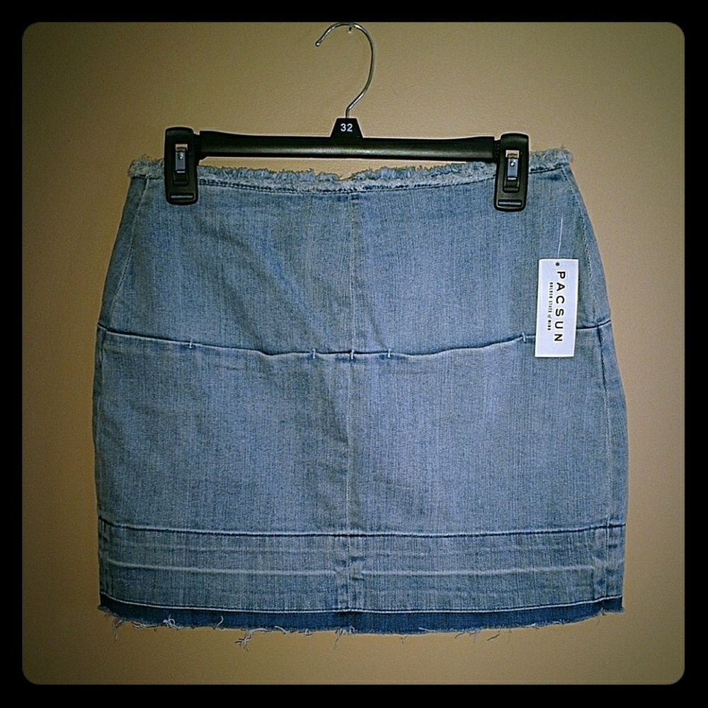 PACSUN jean skirt, New w/ tags