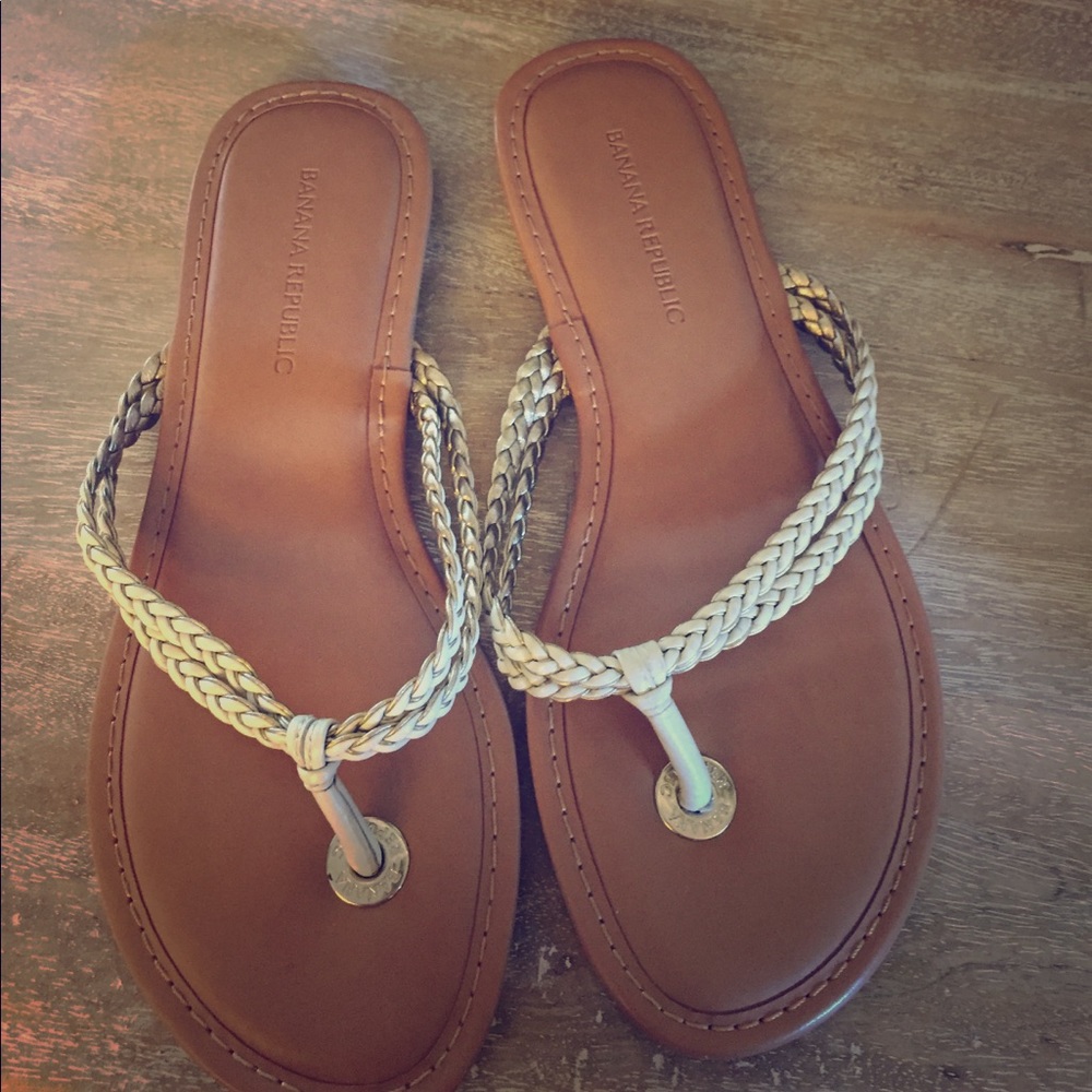 Shoe sale today! Banana Republic Leather Sandals