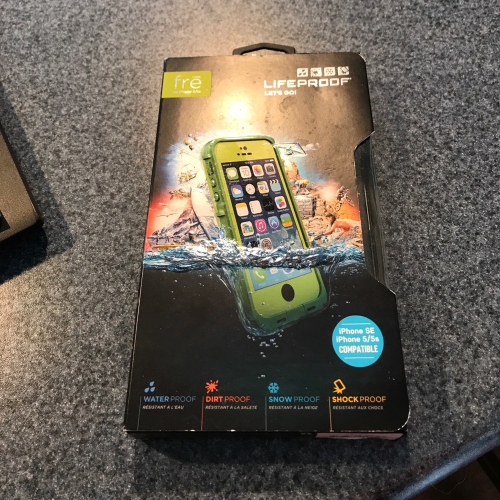 Lime green iPhone 5/5s Lifeproof