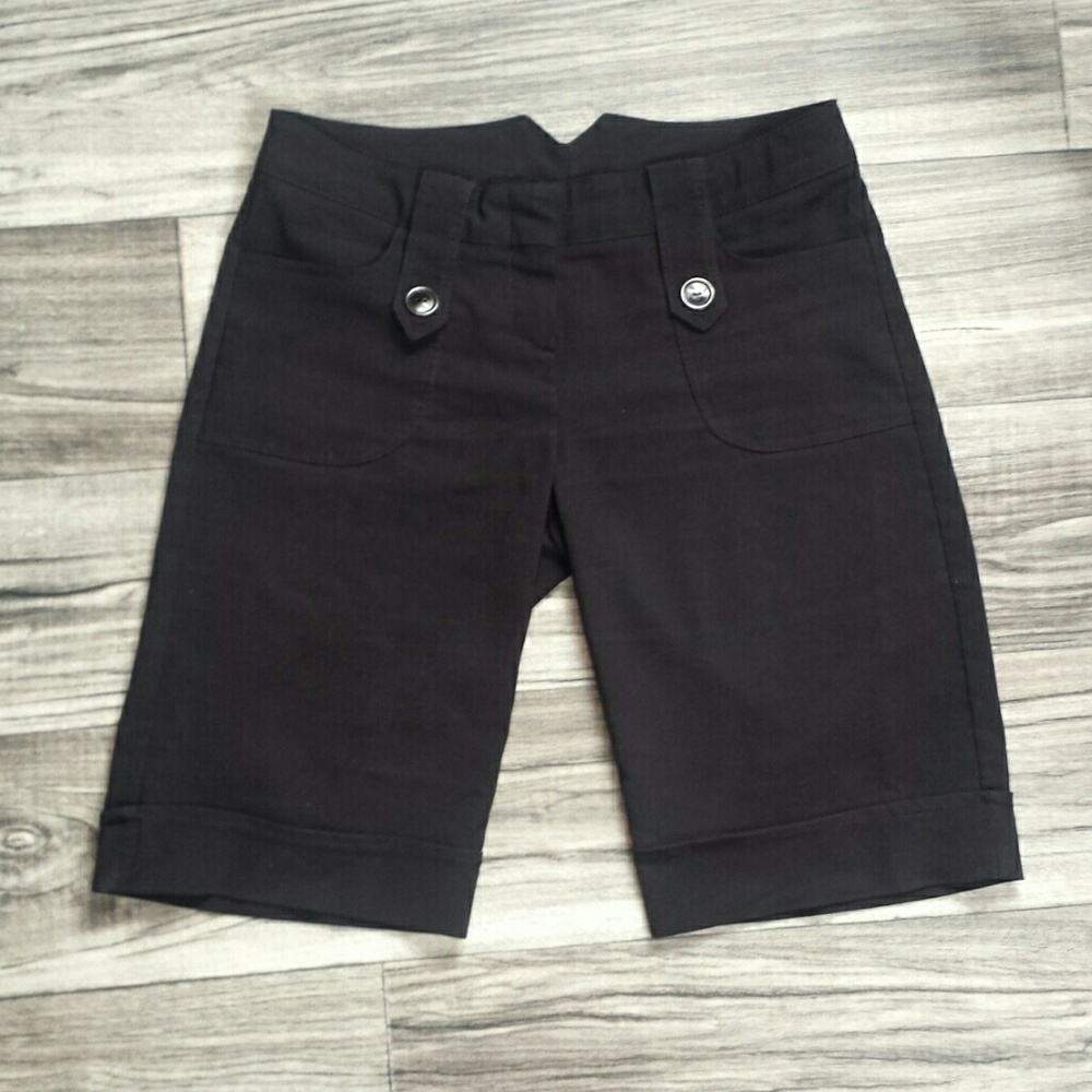 Black dress shorts