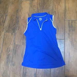 Slazenger sleeveless athletic  half zip top