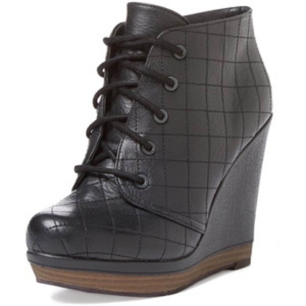 Platform Wedge Bootie