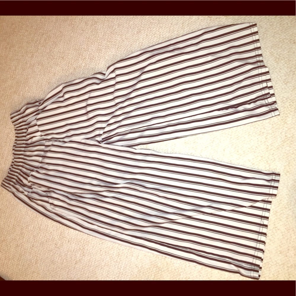 Striped Wide Leg Dress pants (S)