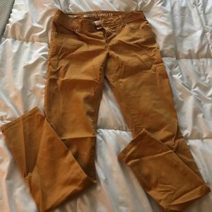 Size 5 - Mustard Colored Pants - WORN ONCE