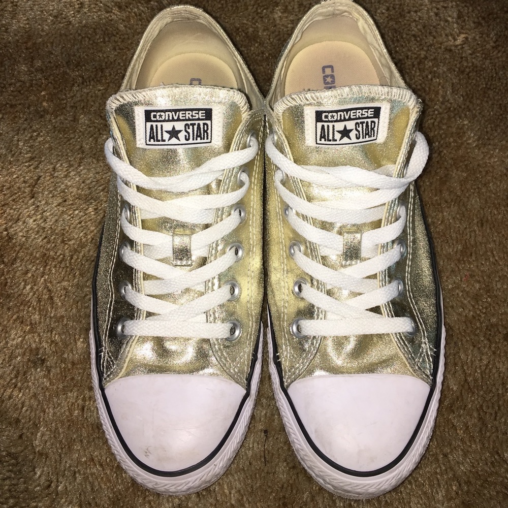 Gold Converse