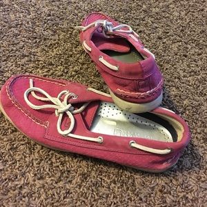 Women's 8 pink Sperry top sider