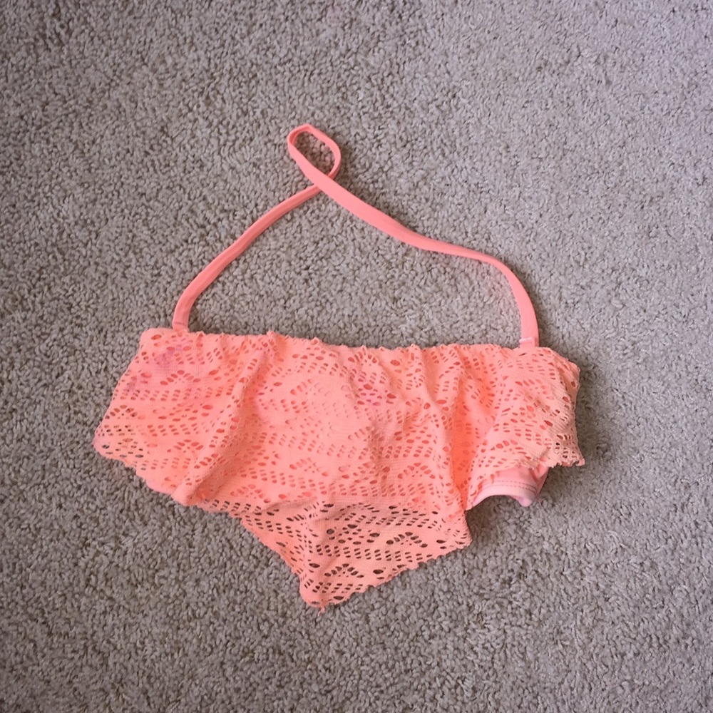 Coral Target Bikini Swimsuit Top