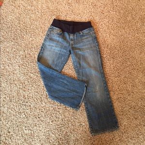 For All Man Kind Capri/ Cropped Maternity Jeans