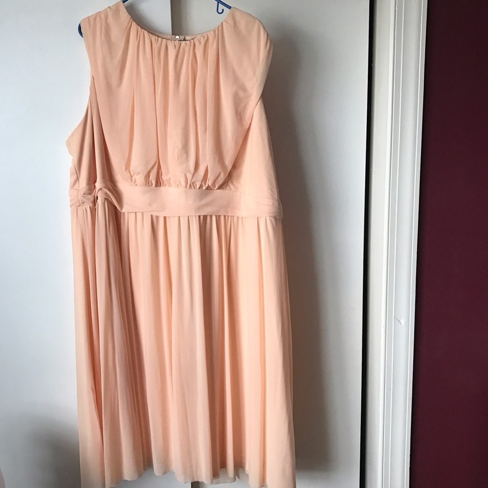 Gorgeous Asos Curve peach dress