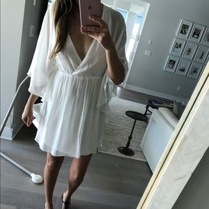 Alice & Olivia white dress