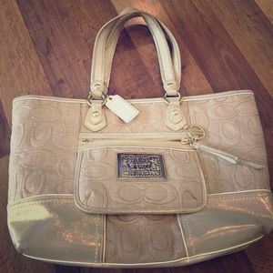 Coach Gold purse