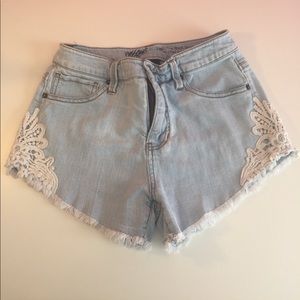 Stylish high waisted shorts