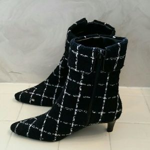 Plaid boots